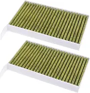 HDVCRNBAVW 2Pcs Air Conditioner Filter Element Activated Carbon Filter Element Compatible Fit for Tesla Model 3 2017 2018 2019 Car Cabin Filter