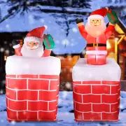 Christmas Inflatables Outdoor Decorations - Inflatable Christmas Santa Claus in