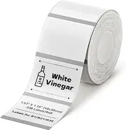 NIIMBOT B21 Label Maker Clear Tape 1.57 * 1.18 Inch Adapted Sticker Labels Print Paper Shipping Address Labeling Tape Replacement Glossy Waterproof Oilproof Tear-Proof (Transparent-40 * 30)