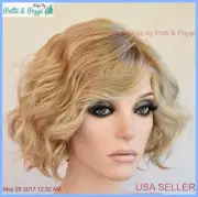 Sweet Talk Gabor Wigs Color GL1627ss Rooted Blond Authentic Short Beachy Waves