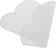 Abaodam Pet Feeding Mat Non Slip Cloud Shaped Food Mat for Dogs and Cats Easy to Clean Prevents Spillage Convenient Feeding Supplies Light Color