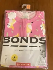 Bonds Wondersuit Size 00 Cockatoo Pink