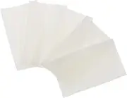 WOONEKY 5 Sheets Double-Sided Tape Hair Replacement Wigs Double Sided Wig Tape Strips Doible Sided Tape Fringe Tape for Hair Extension Adhesive White Front Lace Reissue Block