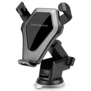 Qi Wireless Car Suckers Cup Air Vent Mount Desktop Holder Fast Charger for iPhone X S8 Note 8
