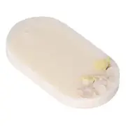 (Oval)3Pcs Aromatherapy Wax Tablets Freesia Flavor Wardrobe Deodorization AC