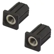 Richmond 19mm x M8 Square Threaded Tube Insert - 2 Pack