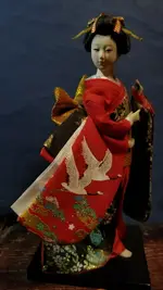 日本老和服人偶