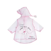 在飛比找momo購物網優惠-【Baby 童衣】任選 男女童透明卡通雨衣 寶寶雨衣 可愛卡