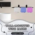 Multifunctional Wine Stand Elegant Storage Solution Metal Bottle Rack for Wall