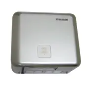 Mywashroom Automatic Hand Dryer ABS Hand Dryer Wall Mounted Electric-Silver