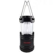 Camelion Dual Mode White & Flame Light Lantern Camping Lamp w/ Batteries Black