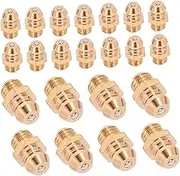BUGUUYO 25pcs Grease Fitting Assortment Kit Straight Nozzles for Excavator Accessories Grease Nozzles for Automotive Industrial Use Multi Purpose