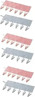 6 Pcs Fabric Hanger Pants Skirt Hangers Portable Clothes Hangers Clothes Dryer Rack Underwear Drying Rack Clothes Drying Rack Clothes Hanger Rack Sock Travel Cloth Hanger Plastic