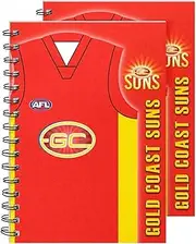 Gold Coast Suns Wire Bound A5 Notebooks