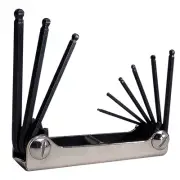 Eklind Tool Company 20919 Eklind Tool Company 9-Piece SAE Ball End Fold-Up Hex K