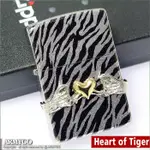 【ARMYGO】ZIPPO原廠打火機-日系-HEART OF TIGER 系列 ( 銀色款 )