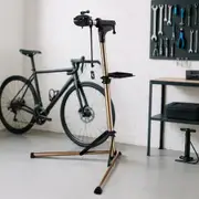 Bicycle Bike Repair Stand MTB Maintenance Mechanic Cycle Workstand Station Tool Tray Height Adjustable Clamp Shop Home Mountain Road Holder Rack Alloy