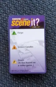 Scene It? Movie 2nd Edition Trivia 100 Cards only Replacement Game pieces