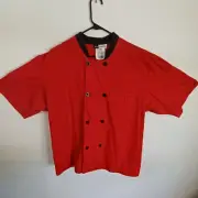 Chef Uniforns Red Tops XL, fresh material,