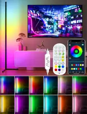 65 inch RGB Floor Lamp with Music Sync and App Control - 16 Million Colors
