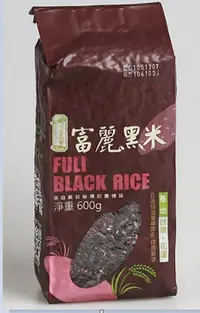 在飛比找PChome24h購物優惠-富麗黑米600g