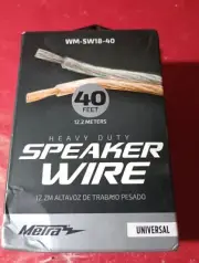 Metra Speaker Wire WM-SW18-40 18 Gauge 40 Feet Heavy Duty Universal NEW