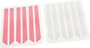 [Ipetboom] 2pcs Eyelash Extension Eyelash Curler Pad Eyelash Lift Perm Kit Silicone Eyelash Tools Lash Lift Pallet Eyelash Perm Pads Eyelash Perm Rods Eyelash Curlers Lash Rods Silica Gel