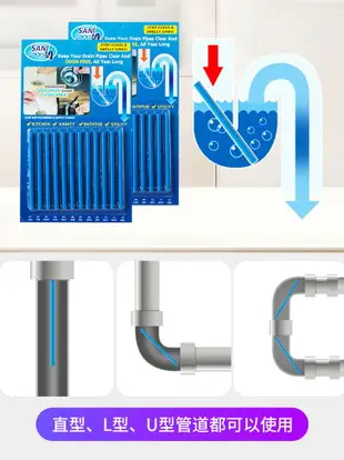 管道疏通劑廁所馬桶堵塞排水管強力溶解下水道清潔棒去污除臭神器
