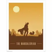 Star Wars: The Mandalorian - Minimalist POSTER Art Print 60x80cm BRAND NEW