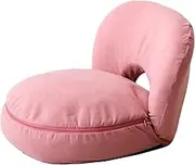 Doshisha EYIB-PI Compact Chair with Swaying Balance Disc, Air Cushion, Air Pump, Does Not Hurt Your Butt, Pelvic Correction, Backrest, 14 Levels of Reclining, Small, Cute, Stylish, Velour Fabric, Core