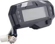 Universal Motorcycle Speedometer Gauge Digital Electronics Indicator Light Display Accessories, for Yamaha, FZ16 Temperature Motorcycle Trip Meter