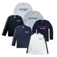 在飛比找momo購物網優惠-【Tommy Hilfiger】經典長袖 T恤(多款可選)