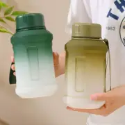 Large Capacity Fitness Water Bottle Gradient Fitness Drinking Bottle Outdoor