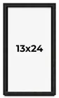 13x24 Shadow Box Black Rustic Barnwood Display Frame | 1.125 Inch Deep | 0.875