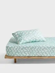 Linen House Kids Wiggle Wiggle Fitted Sheet + Pillowcase Set - King Single