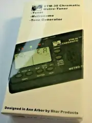 Shar STM-30 Chromatic Metro-Tuner Metronome Tone Generator