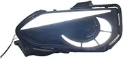 2PCS LED Daytime Running Light Compatible With Fit Jazz 2018 2019 Car Accessories 12V DRL LED Fog Lamp Decoration(US Model)