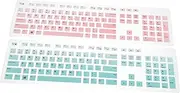 VERDANVERSE 2PCS Keyboard Protector Skin for Soft Food Grade Cover Dust Printed Numbers Reusable Flexible Design