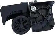 AsrMyjcx 2Pcs Luggage Wheels Replacement for Suitcase Casters Travel Accessories Trunk 360 Degree Rotation Equipment Spare Parts