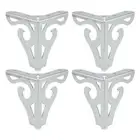 4 Piece Modern Heavy-duty Sofa Cabinet Legs Flower Pattern for Table Shelves