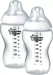 Tommee Tippee Closer to Nature Baby Bottles, Breast-Like Teat with Anti-Colic Va