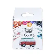 46pcs/box A person's travel Deco Stickers Bullet Journaling Accessories Stickers Aesthetic Scrapbooking DIY Decorate Stationery
