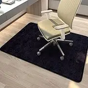 UETFI Under-Desk Office Chair Mat Computer Chair Mat for Carpet Multi-Purpose Chairmats Flooring Office Floor Mat Carpets(Black)