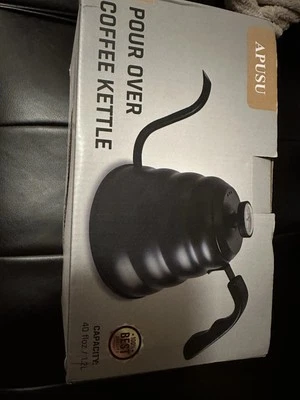 Pour Over Coffee Kettle Stovetop Tea Kettle With Thermometer Pot Black Pour Over