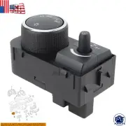 Headlight Switch With Interior Dimmer 15096894 For Chevrolet GMC W/O Fog Lights (for: Chevrolet)