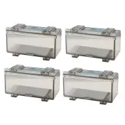 4 Pack 1/64 Dustproof Acrylic Cars Model Display Storage Box For Hot Wheels f