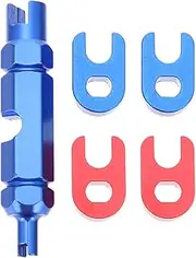 HANABASS 1 Set French Style Valves Nozzle Wrench Removal Tool for Bike Tire Repair Lightweight Corrosion Resistant Compact Design Essential for Stopping Air Leaks Old Valves