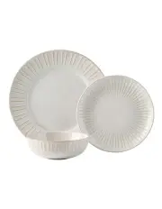[Hottie] Laurie Dinner Set 12 Piece in Soft White