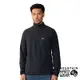 【Mountain Hardwear】Microchill 1/4 Zip Pullover 保暖刷毛立領半拉長袖排汗衣 男款 黑色 #2048261