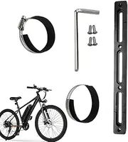 Generic E-Bike Battery Bracket - Aluminum Alloy, Adjustable 46-70mm, Easy Install, Stable, Slot for Larger Batteries